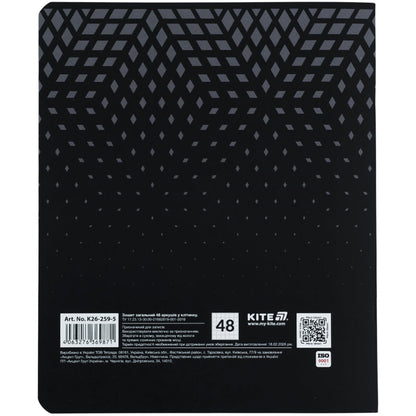 Зошит шкільний Kite K26-259-5, 48 аркушів, клітинка