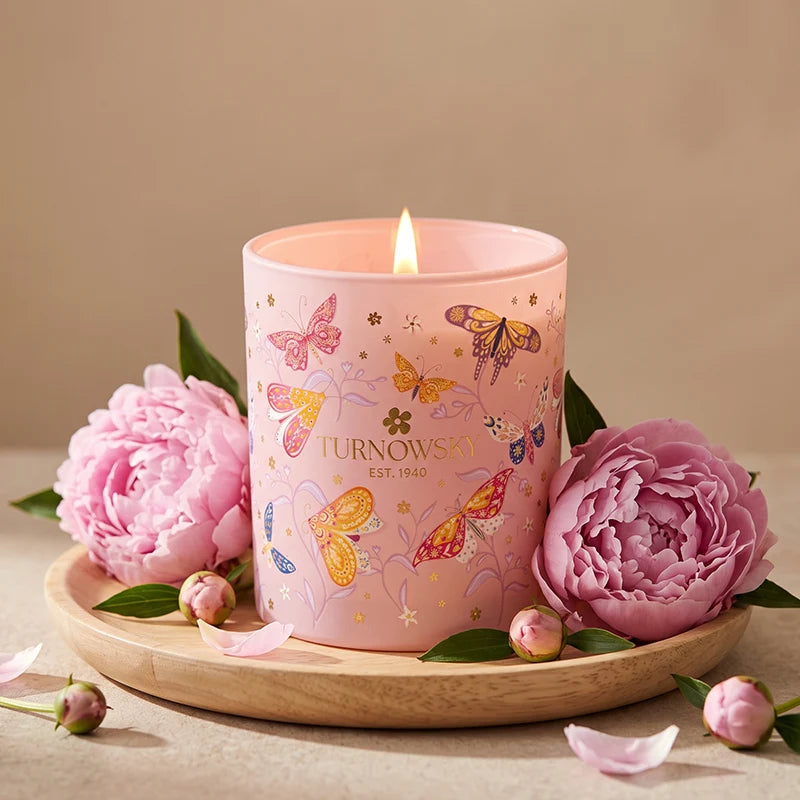 Ароматична свічка з ароматом рожевої півонії Axent Turnowsky Fairy Garden 7249-06-A-TR, 185г