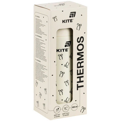 Термос Kite K26-1222-3, 500 мл, бежевий