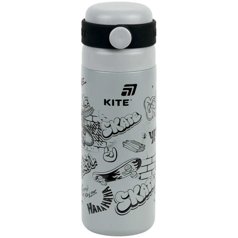 Термос Kite K26-1222-6, 500 мл, сірий