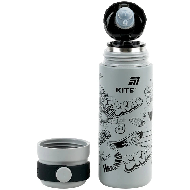 Термос Kite K26-1222-6, 500 мл, сірий