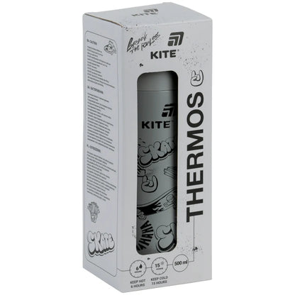 Термос Kite K26-1222-6, 500 мл, сірий