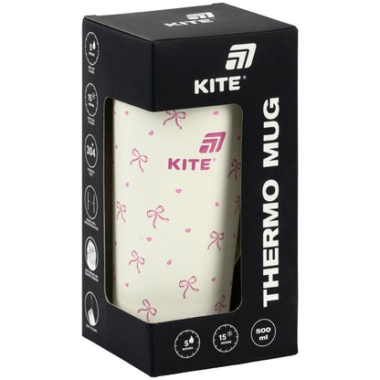 Термочашка Kite K26-1226-1, 500 мл, бежева