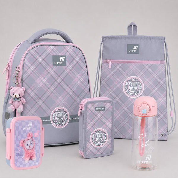 Шкільний набір Kite 5 в 1 Education College Line SET_K26-555S-1